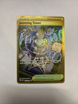 Pokemon TCG Trainer Jamming Tower Card 243/182 Destined Rivals Series - Image 1
