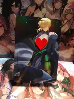 Artoria Fate/Grand Order Waifu Card Goddess Story CCG Anime Hentai Waifu Card - Image 2