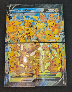 Pikachu V-Union [Set of 4] SWSH139 SWSH140 SWSH141 SWSH142 Promo Cards Holo NM - Image 1