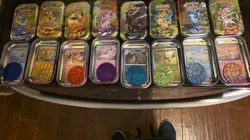 Pokemon Prismatic Evolutions Costco Mini Tins Cosmo Promo Cards (8 Cards Total) - Image 1