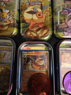 Pokemon Prismatic Evolutions Costco Mini Tins Cosmo Promo Cards (8 Cards Total) - Image 5
