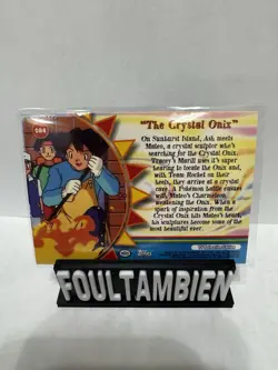 1999 Topps Pokemon Tv Animation Edition The Crystal Onix Foil Card - Image 2