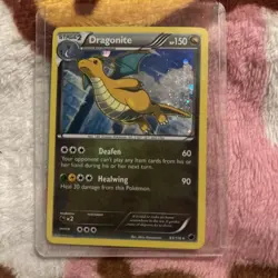 Pokemon TCG Plasma Freeze - Dragonite #83/116 - Rare Cosmos Holo Card - Image 1