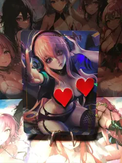 Super Sonico Nitroplus Waifu Card Goddess Story CCG Anime Hentai Waifu Card - Image 1