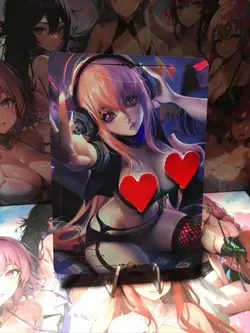 Super Sonico Nitroplus Waifu Card Goddess Story CCG Anime Hentai Waifu Card - Image 2