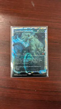 Craterhoof Behemoth (Showcase) (Halo Foil) Tarkir: Dragonstorm Foil - Image 1