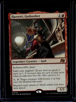 Hazoret, Godseeker - 133 - Foil - DFT - NM - MTG Magic the Gathering - Image 1