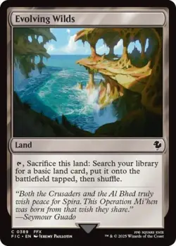 Evolving Wilds - Near Mint MTG Commander: FINAL FANTASY - Image 1