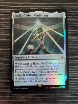 Staff of Eden, Vault's Key Universes Beyond: Assassin's Creed Foil - Image 1