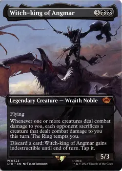 NM - Witch-king of Angmar (Borderless) M Universes Beyond: The Lord of the Rings - Image 1
