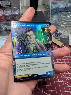 Norman Osborn - 0220 - M - Borderless - Foil - Marvel's Spider-Man - MTG - NM/M - Image 1