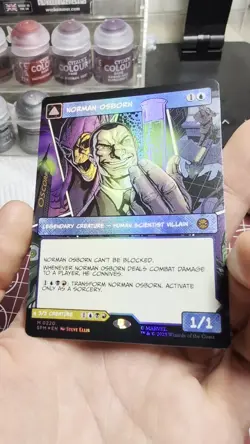 Norman Osborn - 0220 - M - Borderless - Foil - Marvel's Spider-Man - MTG - NM/M - Image 2