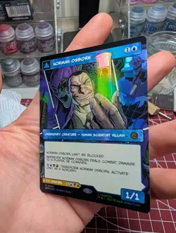 Norman Osborn - 0220 - M - Borderless - Foil - Marvel's Spider-Man - MTG - NM/M - Image 4