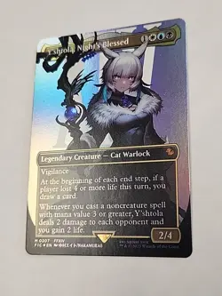 MTG Magic Final Fantasy Borderless Foil Y'shtola, Night's Blessed - Image 3