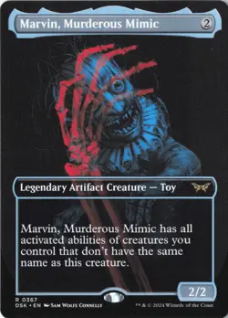 Marvin, Murderous Mimic (Showcase) R Duskmourn: House of Horror 367 NM - Image 1