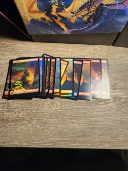 20 - Foil Full Art Lands Mountain Mixed Set Magic The Gathering NM/M Random - Image 1