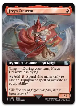 Freya Crescent (Extended Art) #460 (NM) Final Fantasy FIN Magic MTG - Image 1