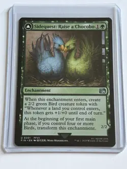 Black Chocobo / Raise a Chocobo 201 MTG Final Fantasy 2025 Mint - 9.0 + Non Foil - Image 2