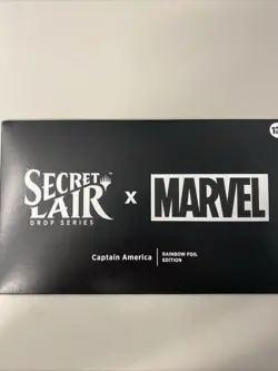 MTG Secret Lair Marvel Captain America Foil Edition - Image 1