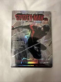 Miles Morales (0234) (Borderless) Marvel's Spider-Man Foil Near Mint MTG - Image 4