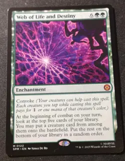 Web Of Life And Destiny - SPM - MTG - EN - NM - 0122 - Image 1