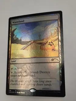 Mtg Magic 3x Foil Wasteland Swcret Lair Mark Poole - Image 3