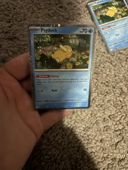 🌀 Pokemon TCG Psyduck MEP 007 Mega Evolution Pokemon Blister Promo SWIRL 🌀 - Image 1