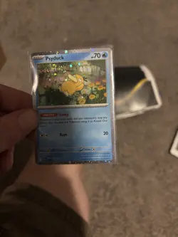 🌀 Pokemon TCG Psyduck MEP 007 Mega Evolution Pokemon Blister Promo SWIRL 🌀 - Image 2