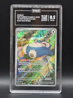 TAG 8.5 POKEMON SNORLAX 051 MEW-151 ETB PROMO PSA BGS - Image 4