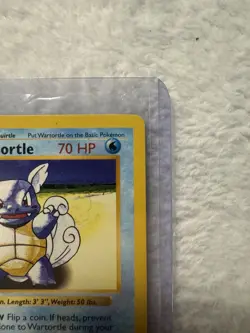 Pokemon Base Set 1st Edition Shadowless Wartortle 42/102 NM - Image 4