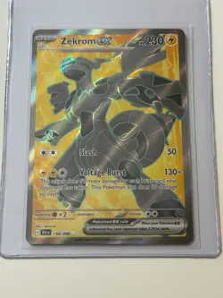 2025 Pokemon Black Bolt English BLK EN 158/086 Zekrom ex (Ultra Rare) - Image 1