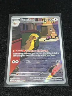 Gumshoos 153/132 Illustration Rare Pokemon Mega Evolution PERFECT CONDITION - Image 2