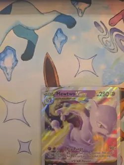 Pokemon Go Mewtwo VSTAR Holo Ultra Rare TCG Card 031/078 NM/M Condition - Image 2