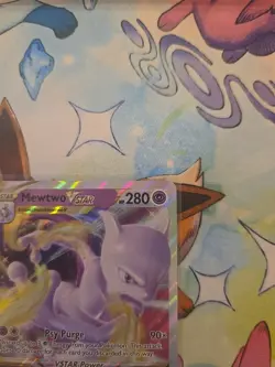 Pokemon Go Mewtwo VSTAR Holo Ultra Rare TCG Card 031/078 NM/M Condition - Image 3