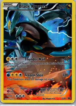 Pokemon TCG Black Kyurem XY80/211 XY Black Star Promos Holo MP - Image 1