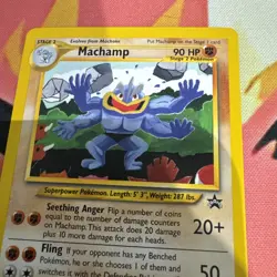 Pokemon 2000 Machamp Black Star Promo 43 - New - NM/MT (Never Played) - Image 3