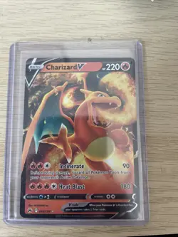 Pokemon TCG Charizard v Crown Zenith 018/159 Holo Ultra Rare - Image 1