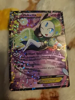 Pokemon TCG Meloetta EX RC11/RC25 Legendary Treasures Holo Radiant Collection HP - Image 1