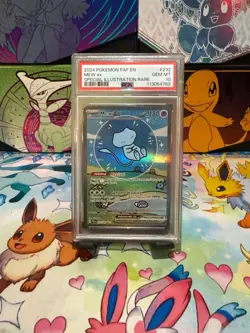 Pokemon Mew EX Bubble Mew PSA 10 Gem Mint 232/091 Sir SV Paldean Fates 2024 - Image 1