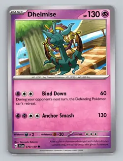 Dhelmise #070/159 Common Journey Together JTG EN Pokemon Scarlet & Violet - Image 1