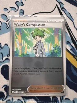 Wally's Compassion 132/132 - Reverse Holo - Pokemon TCG: Mega Evolution - NM - Image 1