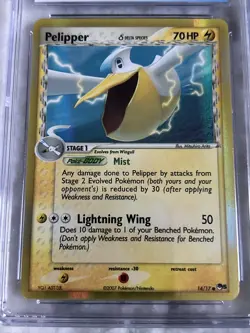 CGC 8 Pelipper - Holo 2007 Pokemon Pop Series 5 14/17 - Image 2
