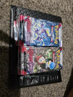 20 Pokemon Scarlet and Violet Base Set Booster Packs New Sealed - Image 1