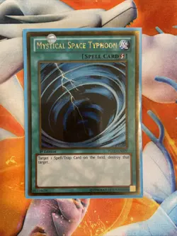 YUGIOH - Mystical Space Typhoon - PGLD-EN079 - Gold Rare - 1st Edition - PL - Image 1