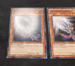 Yu-Gi-Oh! Chainsaw Insect 5DS3-EN008 Common 1st Edition Near Mint x2 Set of Two - Image 2