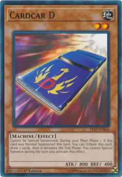 Cardcar D - YS17-EN016 - Common - 1st Edition - Lightly Played - Image 1