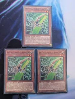 YuGiOh! PSY-Framegear Epsilon HSRD-EN033 x 3 PLAYSET 1st Ed - Image 1