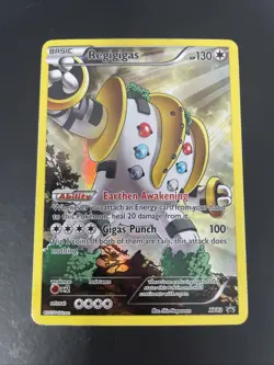 Regigigas XY82 Promo Pokemon Card TCG Full Art 2015 - Image 1