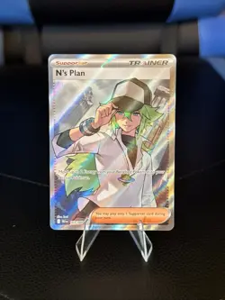 Pokemon TCG Black Bolt Ultra Rare Trainer Card N's Plan 163/086 - Image 1