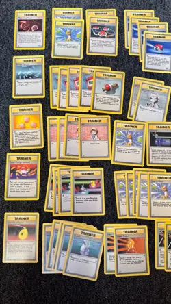 58 GENUINE POKEMON TRAINER CARDS JOB LOT BUNDLE UK - FREE P&P - Image 2